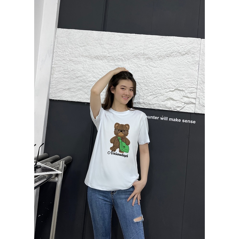 ( CS438-94 ) เสื้อ Oversize เสื้อยืดสกรีนลาย 9สี ใส่ได้ทั้งชาย/หญิง Size S-2XL
