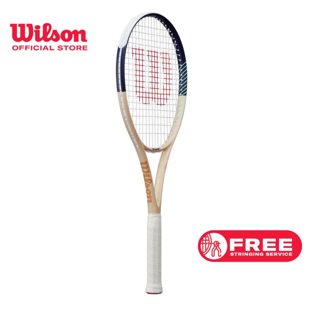 WILSON ROLAND GARROS TRIUMPH ไม้เทนนิส Pre-strung (ไม้เทนนิสขึ้นเอ็นแล้วตั้งแต่ที่โรงงานผลิต) WR148510U3 Official Store