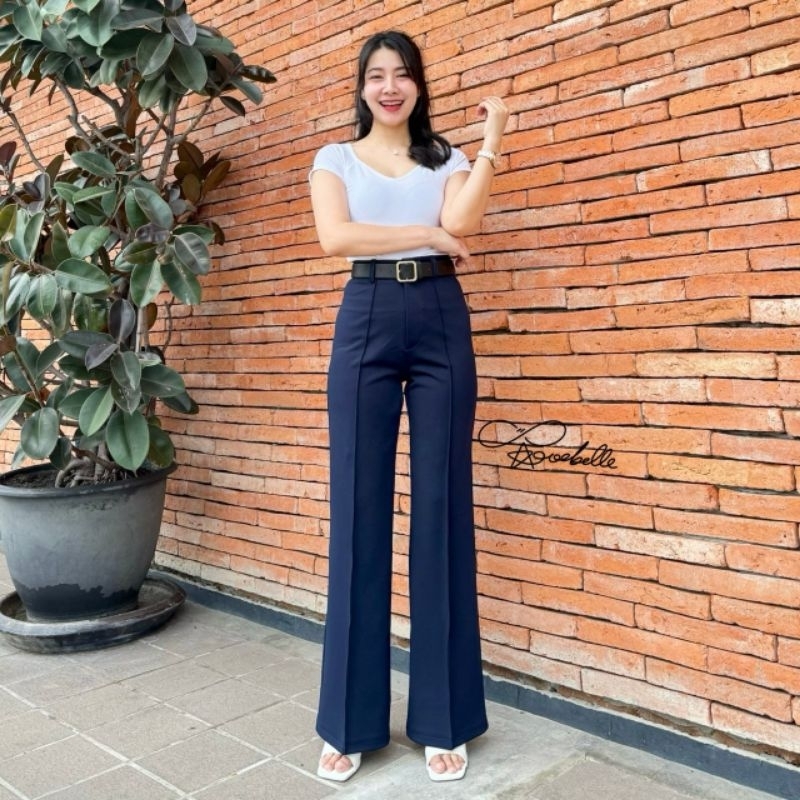 ขาม้ากึ่งกระบอก ตีเกล็ดหน้า ผ้าโรเชพอย่างดี
