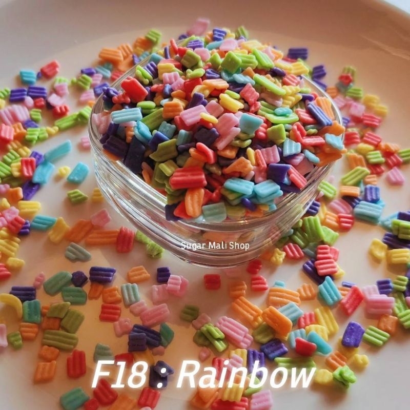 🧁🍩Topping Rice&Flake น้ำตาลโรยขนม ตกแต่งเค้ก คัพเค้ก เบเกอรี่ต่าง แบ่งขายขนาด 25/50/100 กรัม - รูปที่ 4