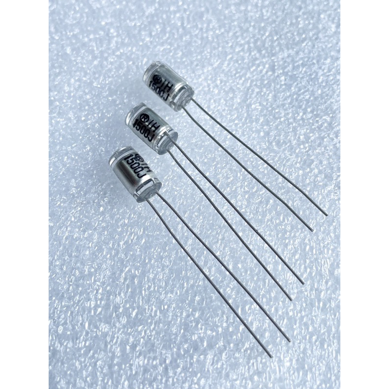 (แพ็ค10ตัว)พร้อมส่งในไทย C 0.0015UF 152PF 1500PF 1.5NF โพลีสไตรีน คาปาซิเตอร์ ของดี-จากญี่ปุ่น Polystyrene Capacitor