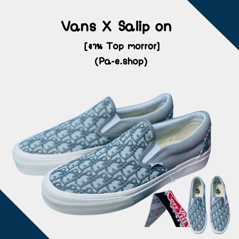 🚩🛒รองเท้าแบบ สวม V X Salip on [งาน mirror] สินค้าพร้อมกล่อง sz.36-43