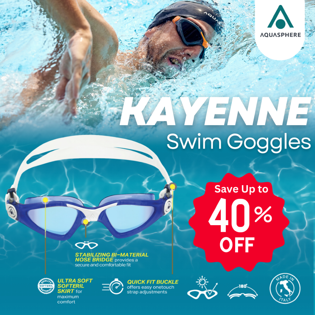 แว่นตาว่ายน้ำ Aquasphere รุ่น Kayenne