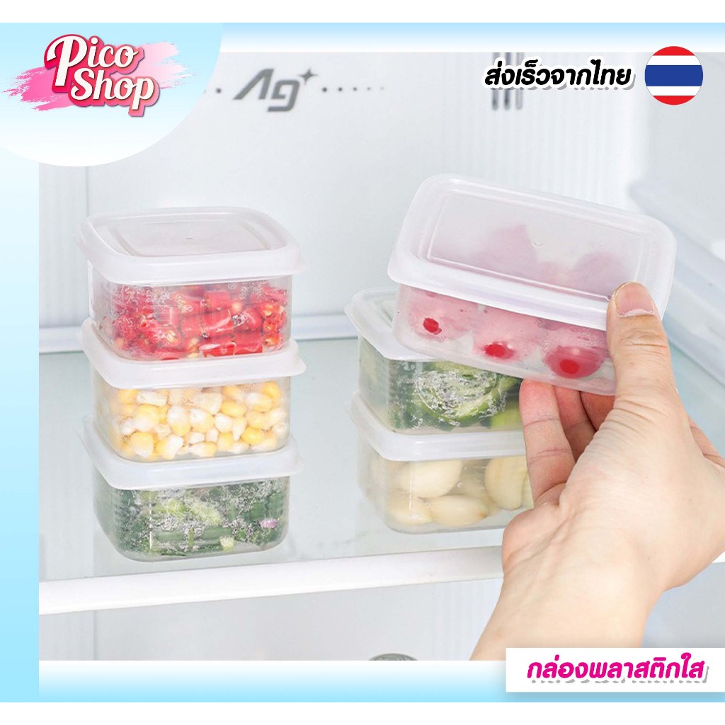 กล่องพลาสติกเก็บอาหาร ทนความร้อน สามารถเข้าไมโครเวฟได้ สําหรับใส่อาหารสดในตู้เย็น สะดวกและพกพาได้
