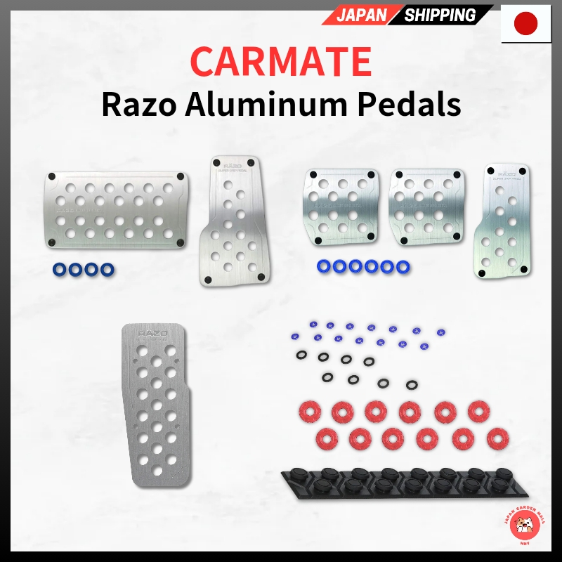 Carmate แป้นเหยียบอลูมิเนียม Razo Super Grip - อัตโนมัติ / คู่มือส่งตรงจากญี่ปุ่น

