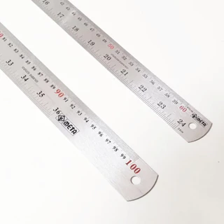 ไม้บรรทัดสแตนเลส ให้เลือก ขนาด 60 cm ( 24 นิ้ว ) , 10 cm ( 36 นิ้ว ) ฟุตเหล็ก ไม้บรรทัด ไม้บรรทัดฟุตเหล็ก