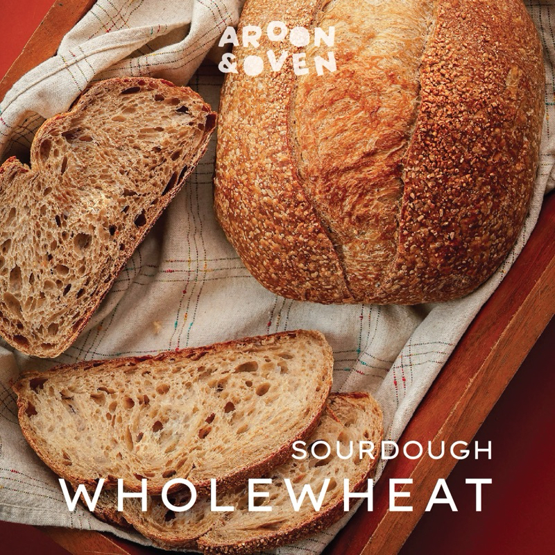 Sourdough : Wholewheat  - 650g (ซาวโดว์ โฮลวีต) โฮลวีต30%