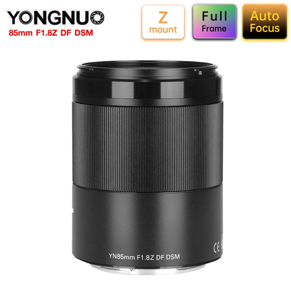 เลนส์ - LENS YONGNUO 85MM F1.8Z DF DSM FOR NIKON Z MOUNT - Full Frame, Auto Focus