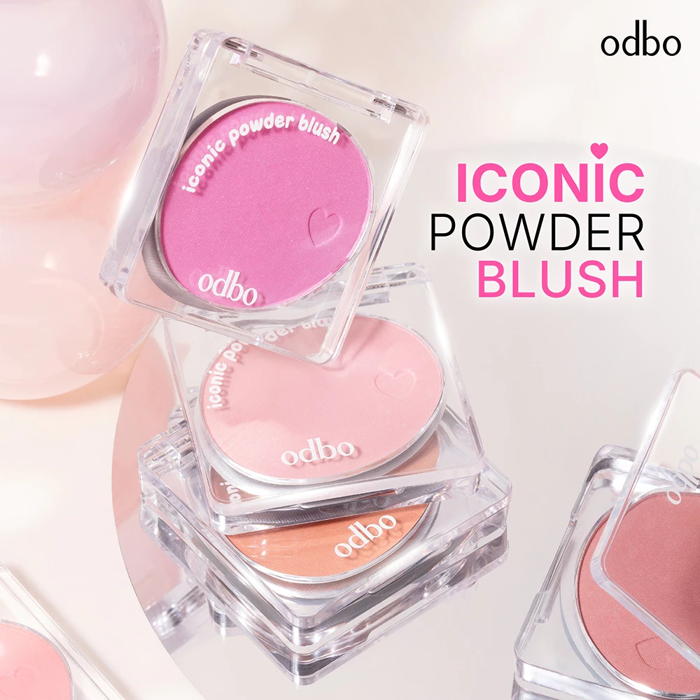 ODBO Iconic Powder Blush OD1325 บลัชออนเนื้อฝุ่น หลายเฉดสี thumbnail 3