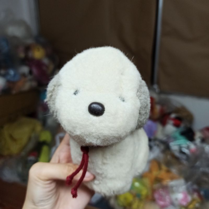 ตุ๊กตาหมาอูเมกิชิ Umekichi ขนาด 5 นิ้ว(จมูกมีรอยนิดหน่อย)สินค้างานตู้ญี่ปุ่นพร้อมส่งค่ะ