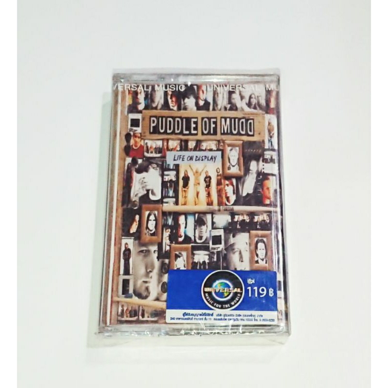 เทป​เพลง​ Cassette​ Tape​ เทป​คา​สเซ็ท​ Puddle Of Mudd : Life on Display ซีล (2003)