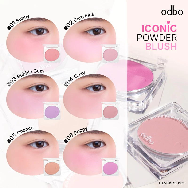 Odbo Iconic Powder Blush OD1325 thumbnail 6