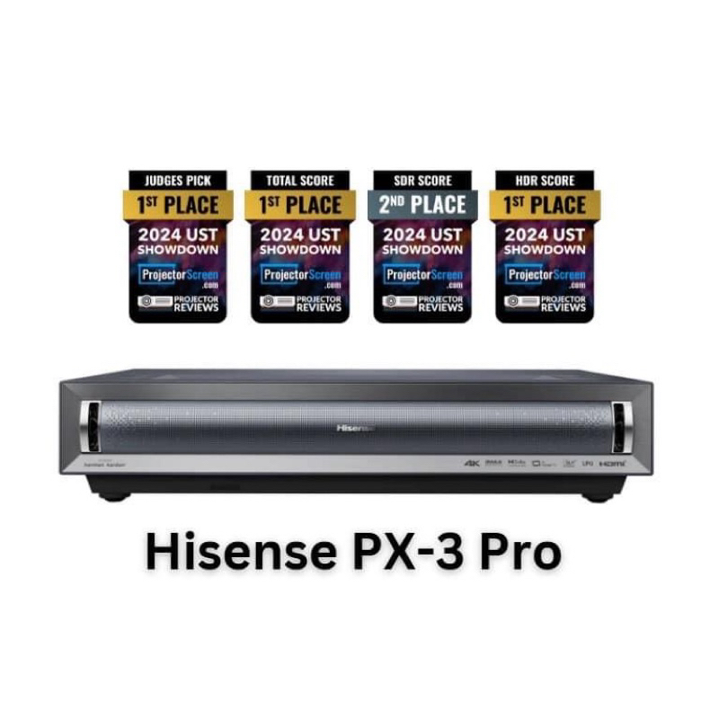 (ศูนย์ไทย) Hisense PX3-PRO Triple Laser , Design for Xbox, IMAX, Dolby Vision & Atmos, Google TV UST