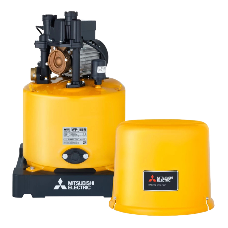 MITSUBISHI ปั๊มน้ำอัตโนมัติ รุ่น WP-85Q5/WP-105R/WP-155R/WP-205R/WP-255R/WP-305R/WP-355R/WP-405R/WP-