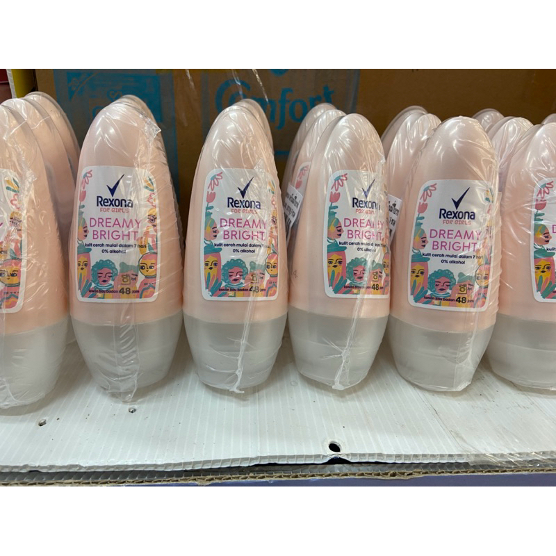 ( แพ็ค3 ) Rexona เรโซนา โรลออน สูตรกระจ่างใสใน 7 วัน 40มล.