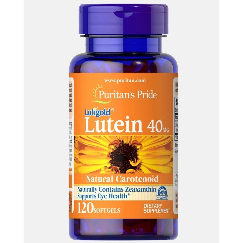 Puritan's Pride Lutein 40mg. 120 Softgels วิตามินบำรุงดวงตา Exp. 08/2027