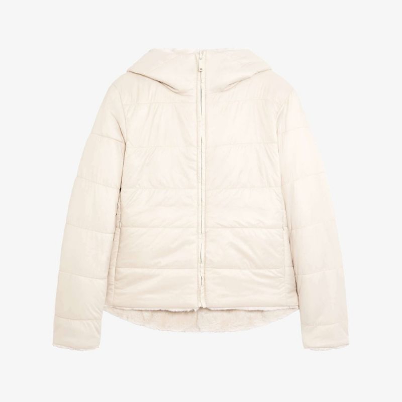 **ใส่ได้2 ด้าน**OYSHO Fur-effect reversible jacket แท้💯