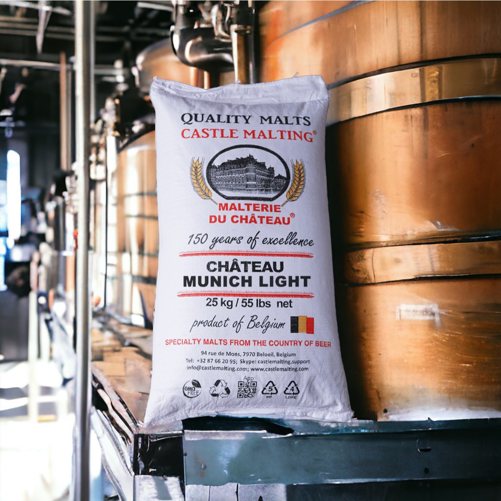 มอลต์ Munich Light Malt - Chateau Malt ทำเบียร์ (500 g.)