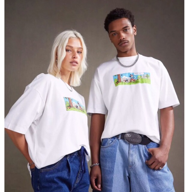 เสื้อยืดไซส์ใหญ่ oversize อก 54-60นิ้ว ลายน้องหนู