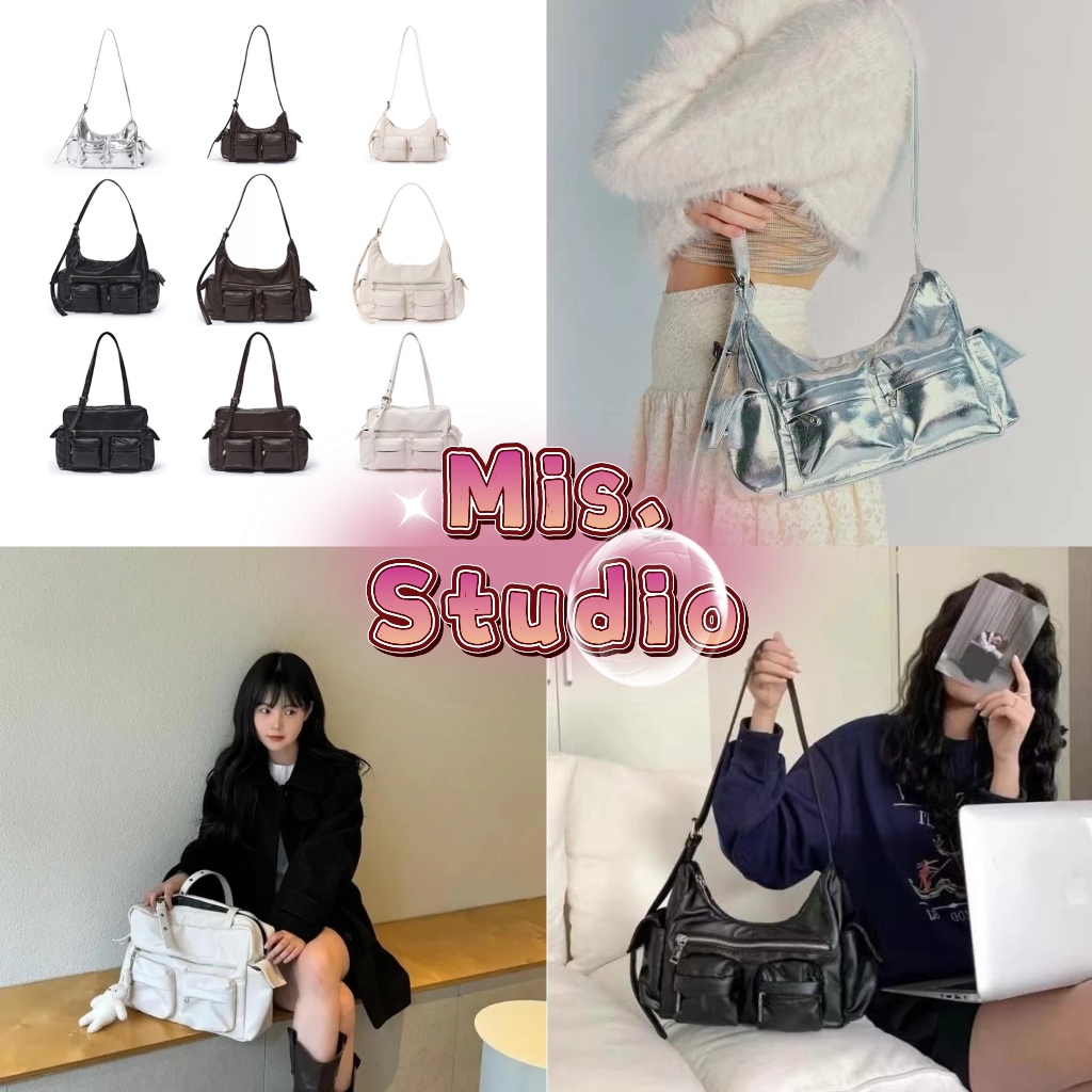 Samo Ondoh Pocket mug bag M/L กระเป๋าใส่กระเป๋า นําเข้าจากเกาหลีใต้
