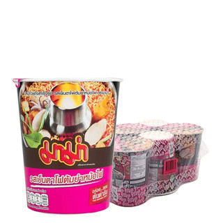 มาม่า บะหมี่กึ่งสำเร็จรูป รสเย็นตาโฟต้มยำหม้อไฟ 60 ก. x 6ถ้ว…