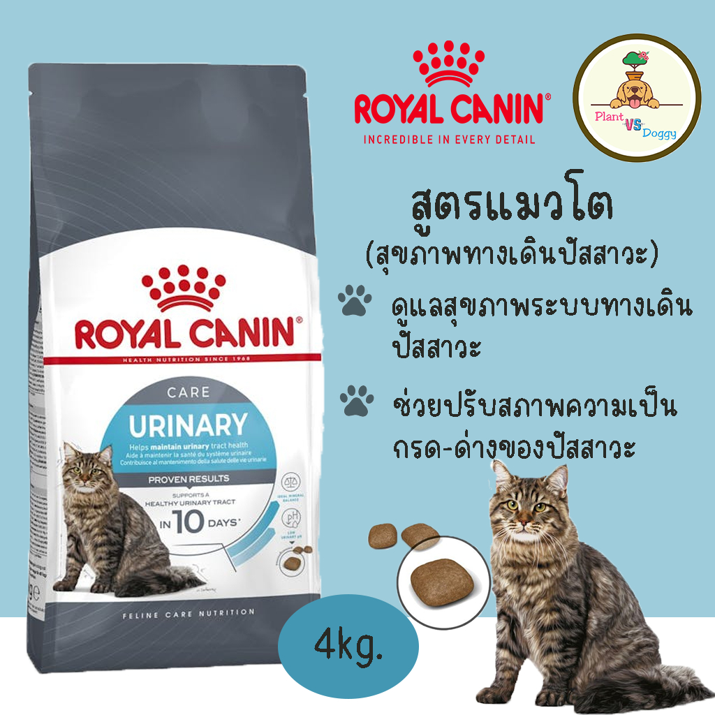 เหลือ 920 โค้ดลด25% | Royal Canin URINARY CARE 4kg ที่ต้องการดูแลสุขภาพทางเดินปัสสาวะ ชนิดเม็ด อายุ 1 ปีขึ้นไป