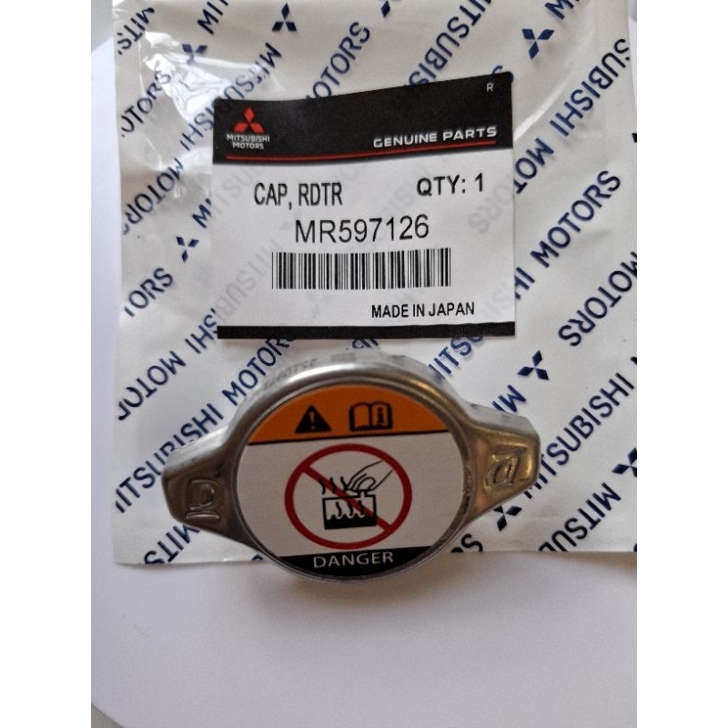 ฝาหม้อน้ำ Mitsubishi triton 1.1 แท้ (Part no. MR597126)