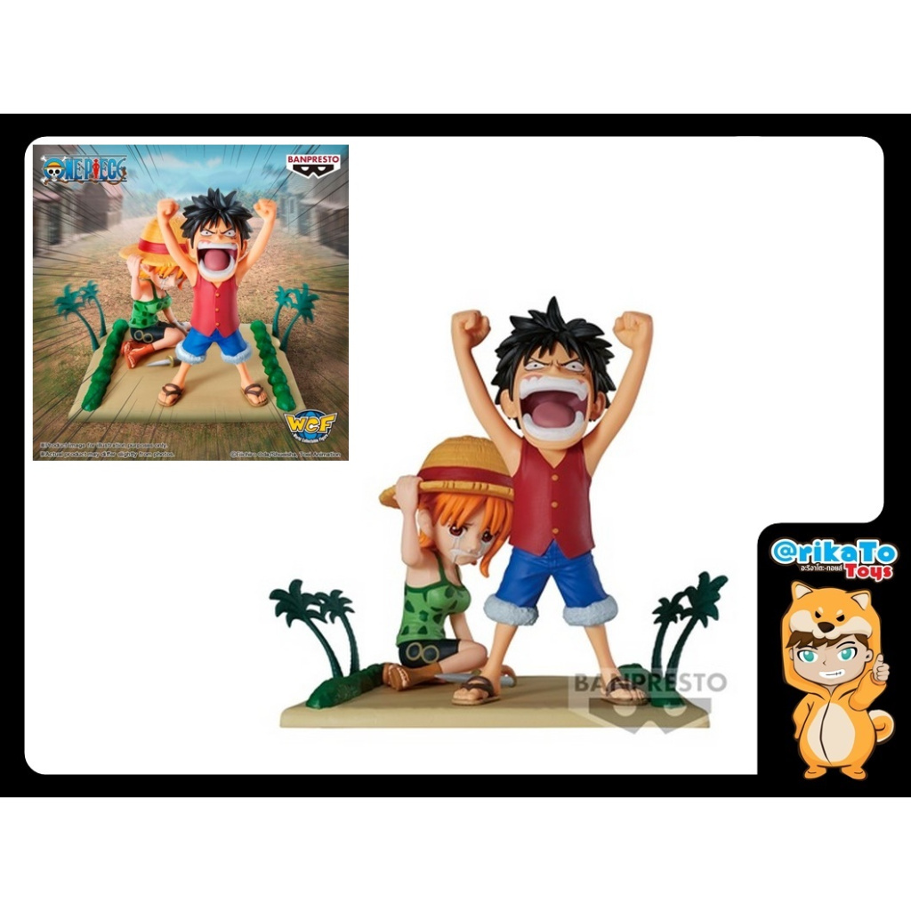 World Collectable Log Stories Monkey D. Luffy & Nami [ของแท้💯%(#4983164891119)]
