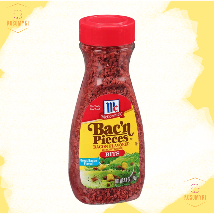 แม็คคอร์มิค แป้งถั่วเหลืองอบกรอบ กลิ่นเบคอน 124กรัม  Bacon Bits Bacon Flavored Mccormick 124g