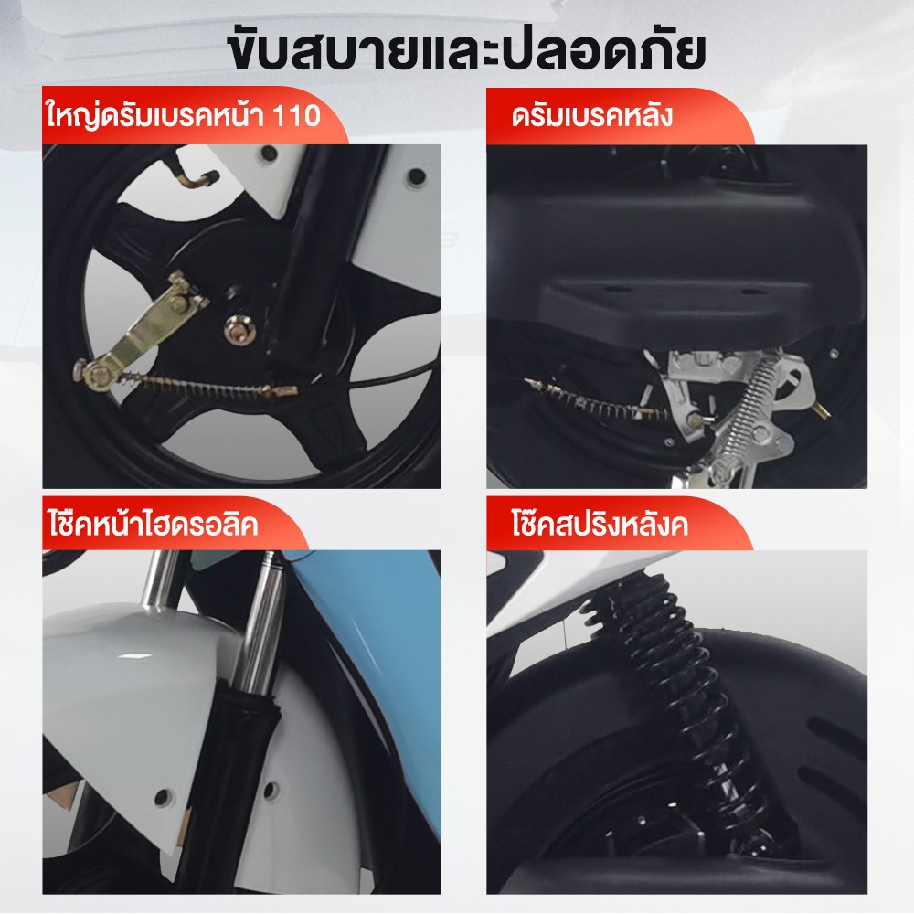 ส่วนลด2,250บาท】LIFAN OFFICIAL จักรยานไฟฟ้า 800W electric bike NFCรูดบัตร สกูตเตอร์ไฟฟ้า รถจักรยานไฟฟ้า แบตเตจรี48V20AH - รูปที่ 7