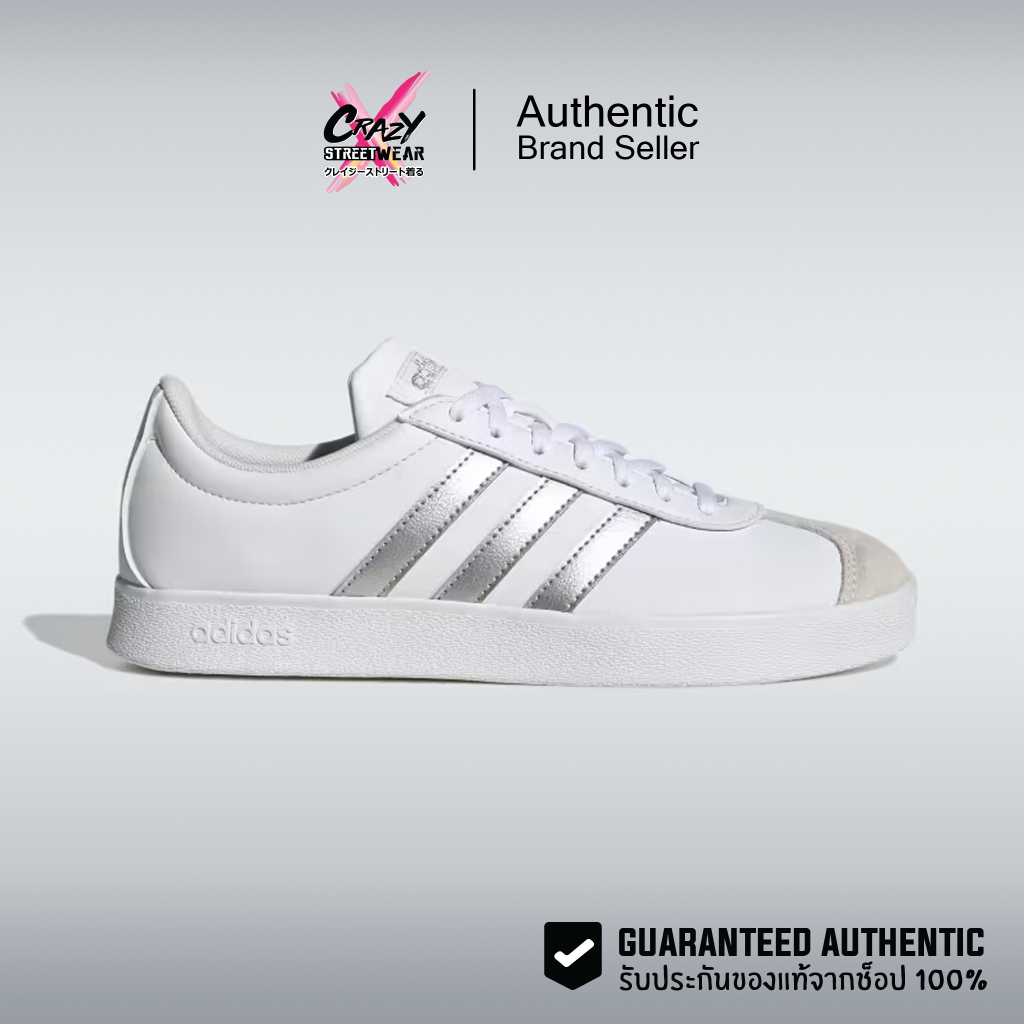 Adidas VL Court Base ของแท้ 100% - JH6348 / ID3716 สินค้าลิขสิทธิ์แท้ Adidas รองเท้าผู้หญิง รองเท้า - รูปที่ 4