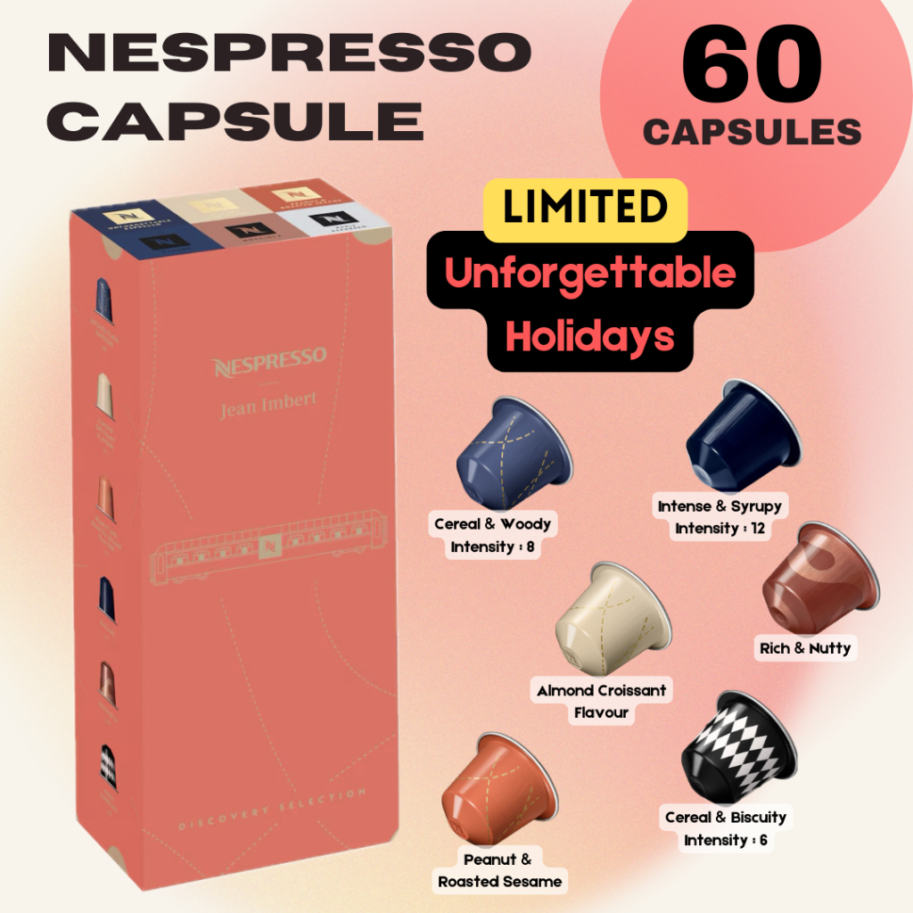Nespresso Capsule กาแฟแคปซูลเนสเพรสโซ 50 capsules