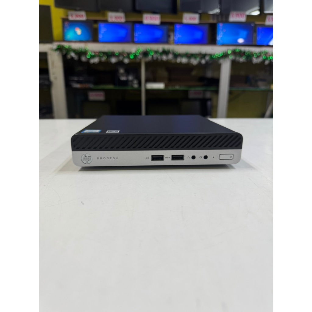 มินิพีซีมือสอง HP Prodesk 400 G4 Mini Pc Windows 10/11 แท้ Intel i5-8500T, RAM 8GB, SSD 250GB, BT+WI