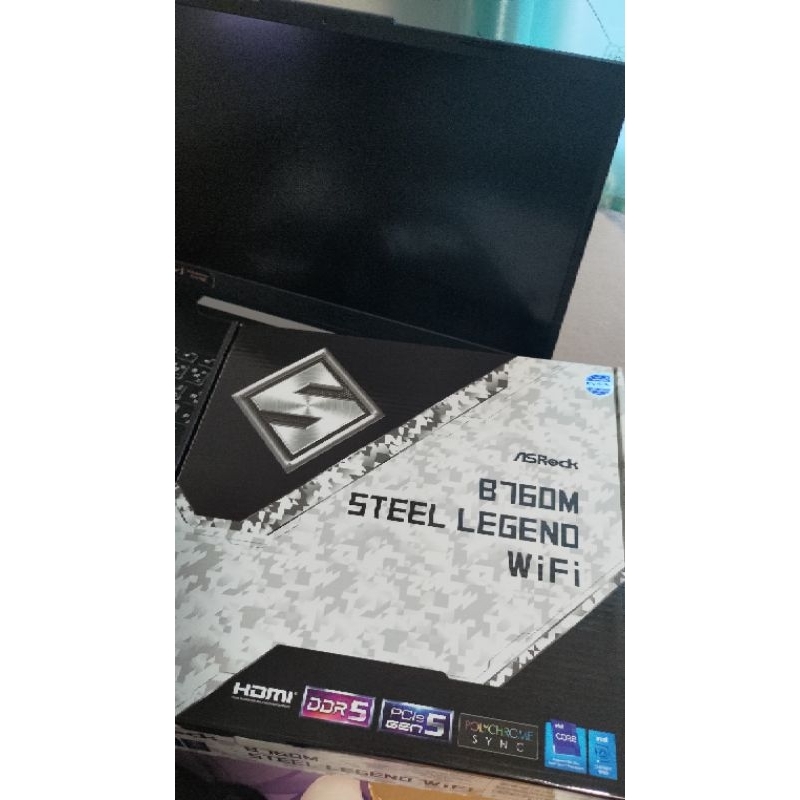 MAIN BOARD B760M STEEL LEGEND WIFI มือสอง