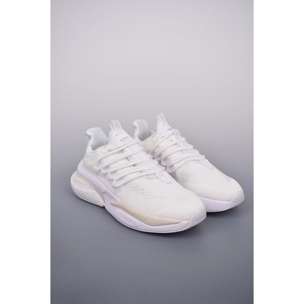 ผลิตภัณฑ์ถ่ายจริง adidas ALPHABOOST V1 Sustainable รองเท้าวิ่งสบาย ๆ เทรนด์ต่ำHP2759