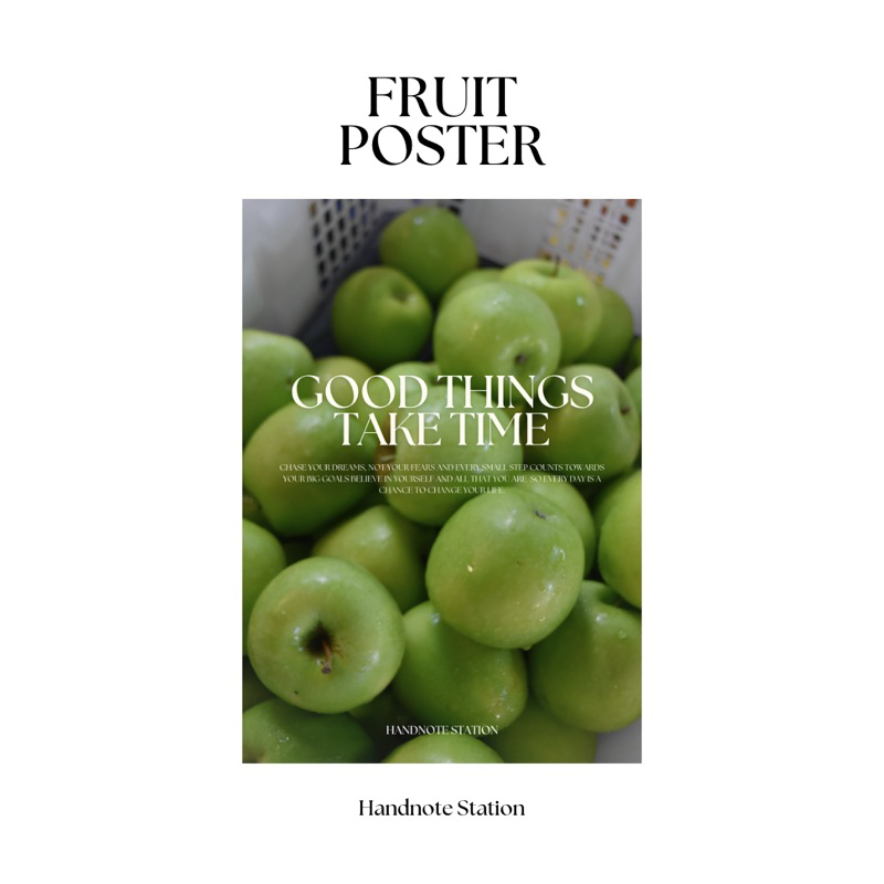 โปสเตอร์ลายผลไม้ โปสเตอร์ตกแต่งห้อง โปสเตอร์ขนาด A4-A3 โปสเตอร์ภาพถ่าย  Poster – Handnote Station ราคา ถูกที่สุด ดีลบีเคเค แกลเลอรีภาพที่ 7