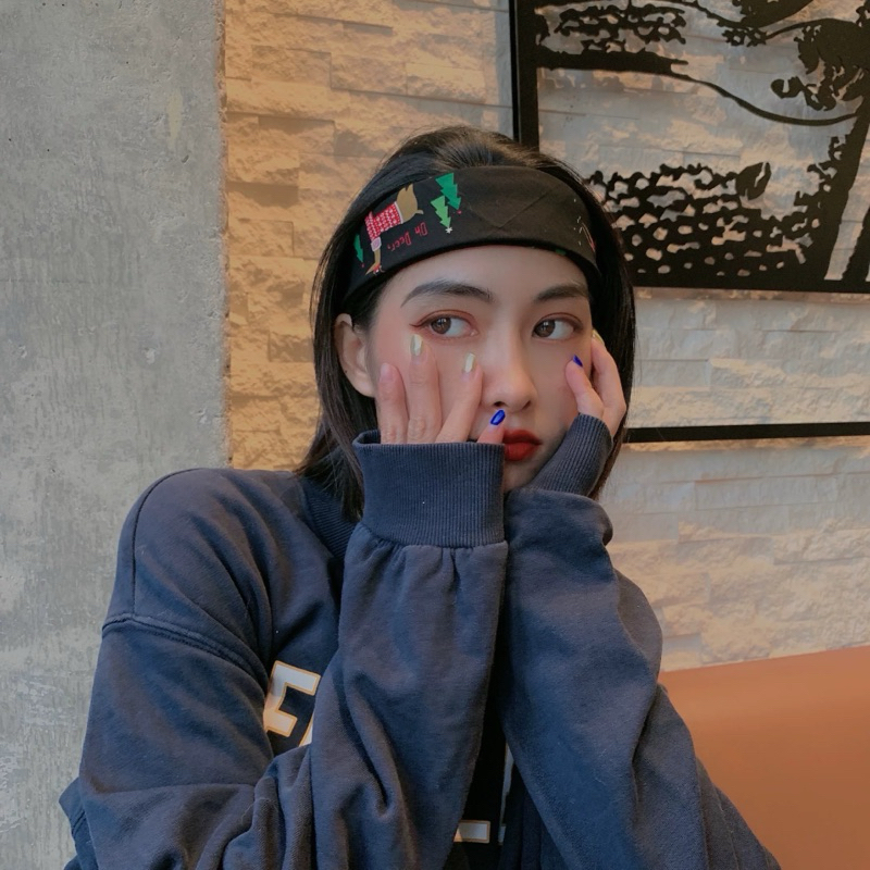 🎄ผ้าโพกหัว ผ้าพันคอ ลายคริสต์มาส bandana Christmas🎅🧣