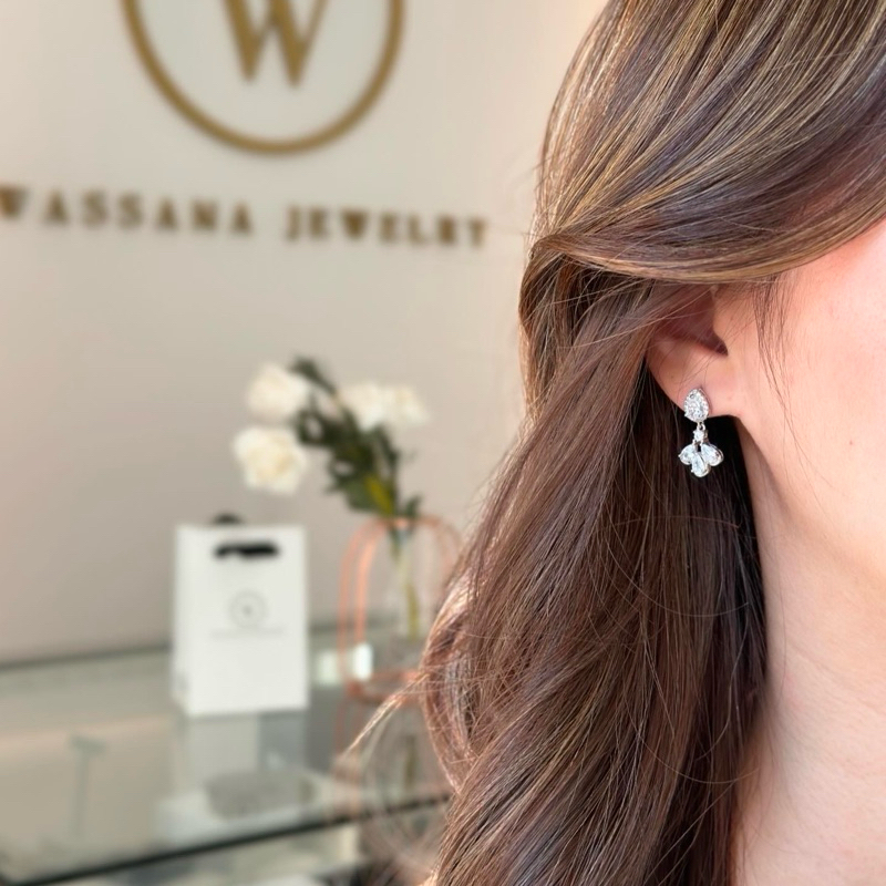 wassana.jewelry ต่างหูรุ่น Carole ใส่ออกงานได้ค่า