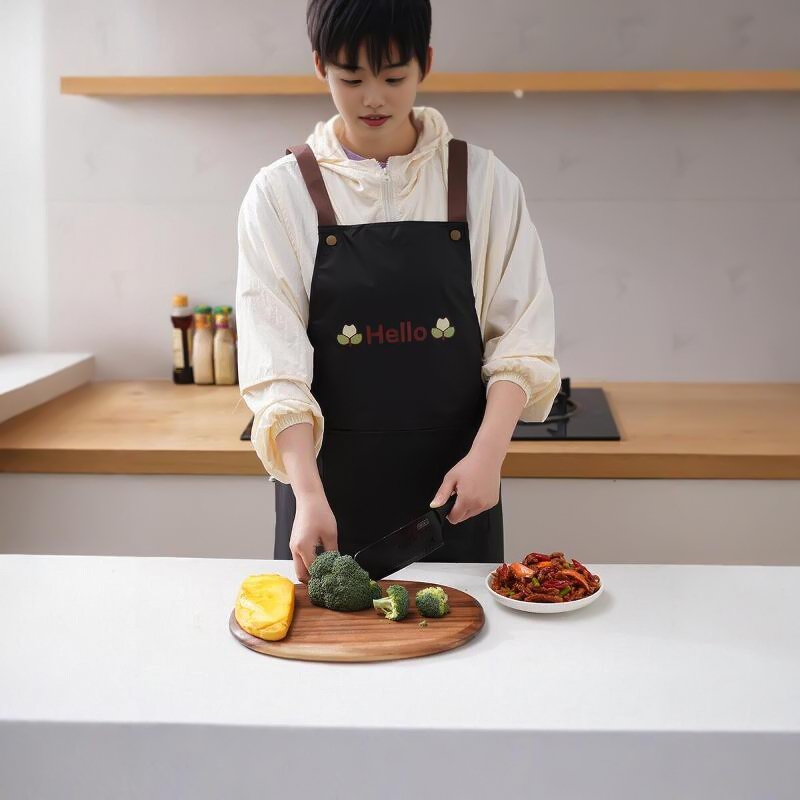 【คุณภาพสูง】PVC ผ้ากันเปื้อน ผ้ากันเปื้อนทำอาหาร ผ้ากันเปื้อนตัดผมร้านกาแฟ ผ้ากันเปื้อน Tarpaulin