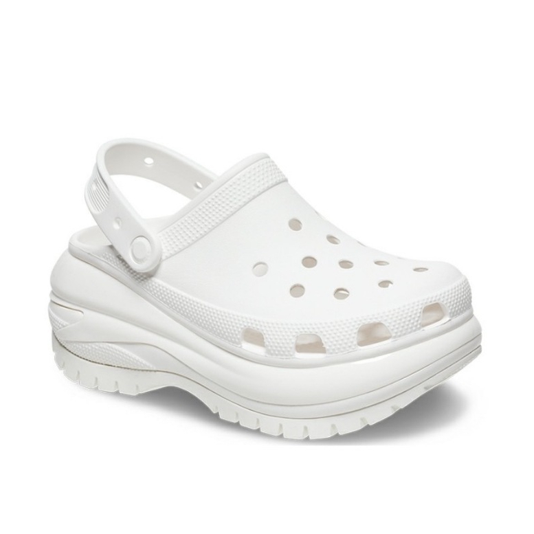 CROCS รองเท้าลำลองผู้หญิง BAYA PLATFORM CLOG รุ่น 20818611S - WINTER WHITE/BONE