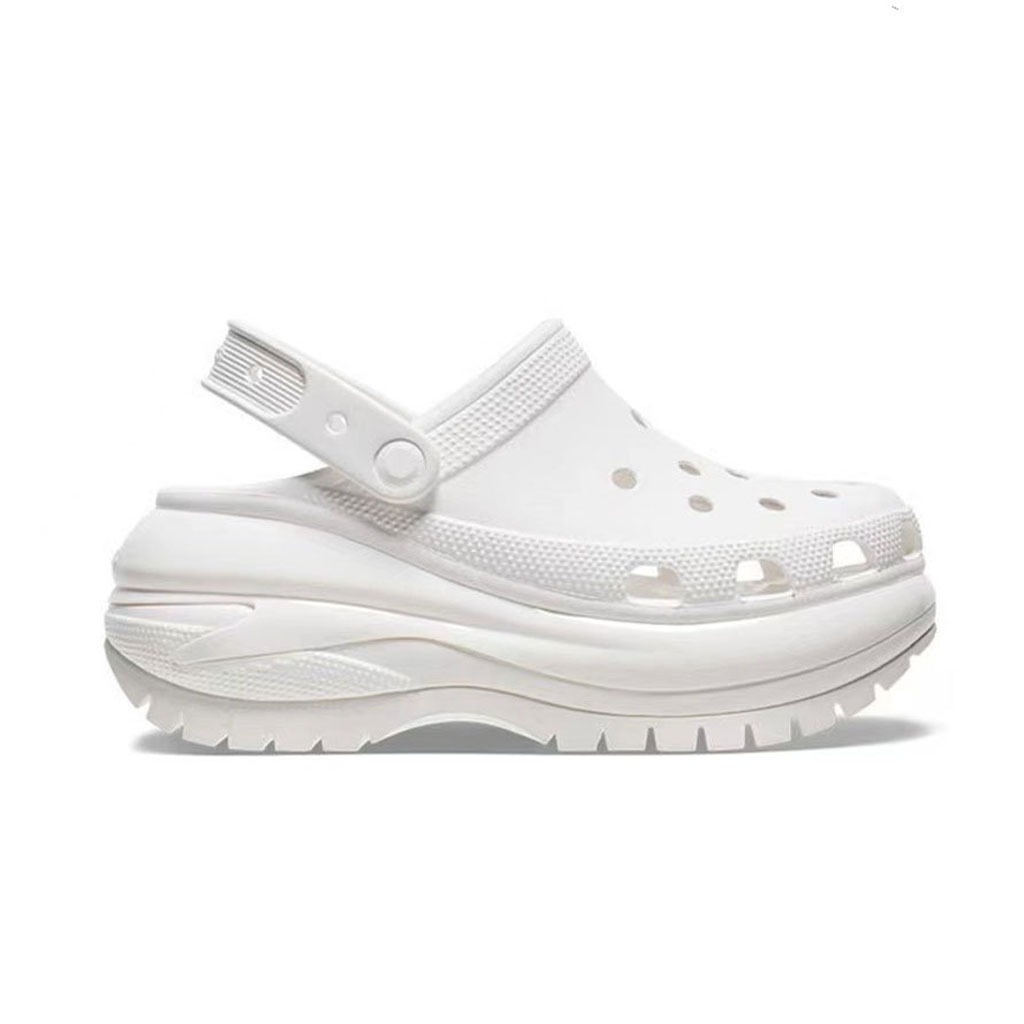 CROCS รองเท้าลำลองผู้หญิง BAYA PLATFORM CLOG รุ่น 20818611S - WINTER WHITE/BONE