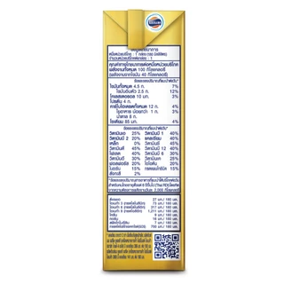 นมกล่อง โฟร์โมสต์ ยูเอชที โอเมก้า สมาร์ท โกลด์ 4 พลัส รสจืด 180มล (24 กล่อง) x3ลัง Foremost UHT Omega Smart Gold 4 Plus