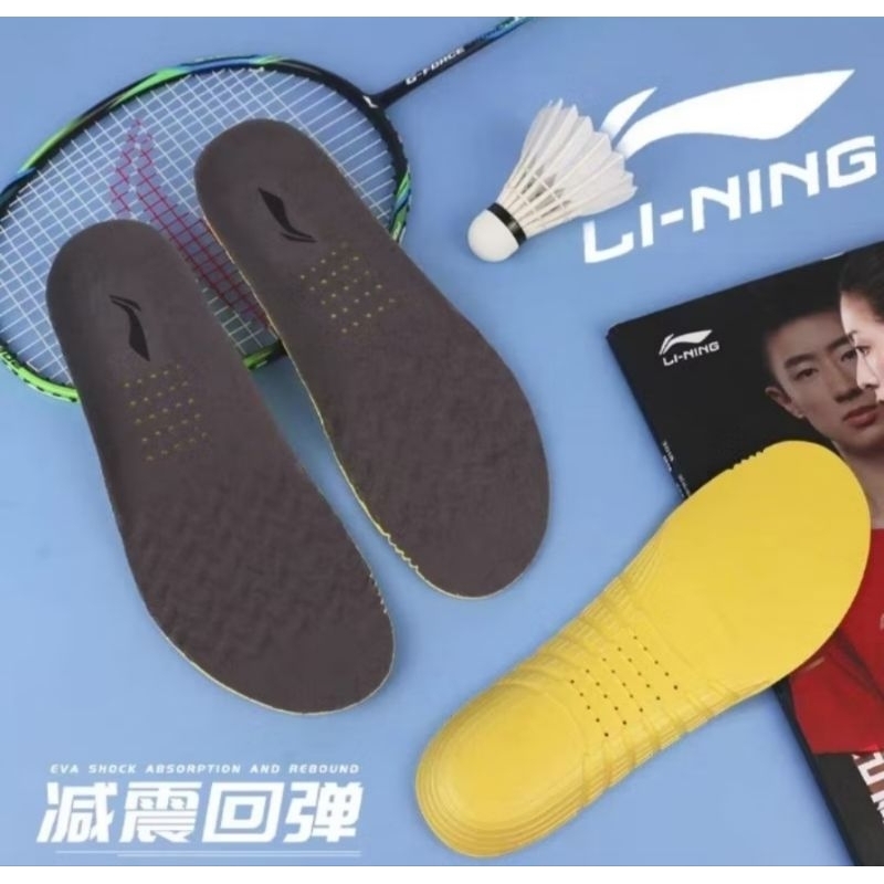 (พร้อมส่ง) แผ่นรองพื้นรองเท้า Li-Ning Badminton Professional Sport Insole (AXZS002) สินค้ารับประกันของแท้ %