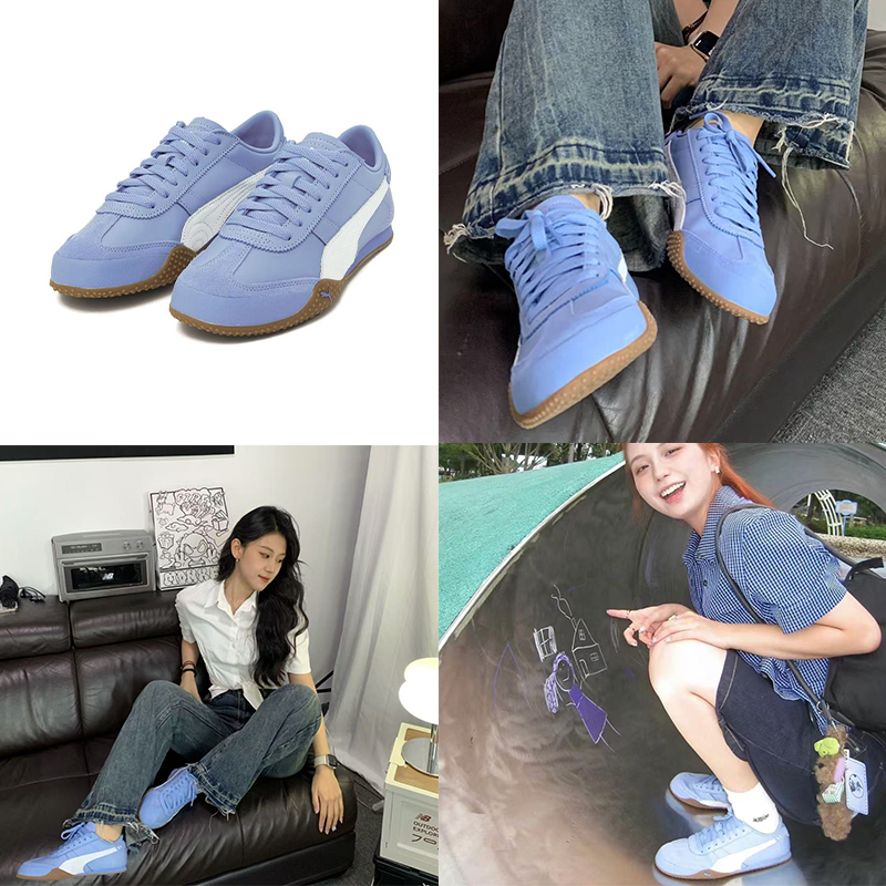 ของแทั PUMA Bella UT 402186-06/402186-01/402186-04/402186-02/402186-05 รองเท้าลำลองสำหรับชายหญิง