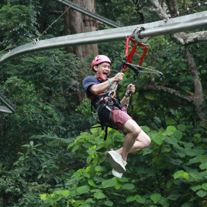 Ticket Voucher Hanuman World // Zipline 10 Platforms