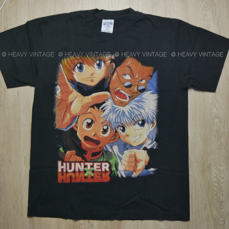 HUNTER X HUNTER ป้าย Bootleg แท้  เสื้อการ์ตูน เสื้อวินเทจ heavy vintage shirt