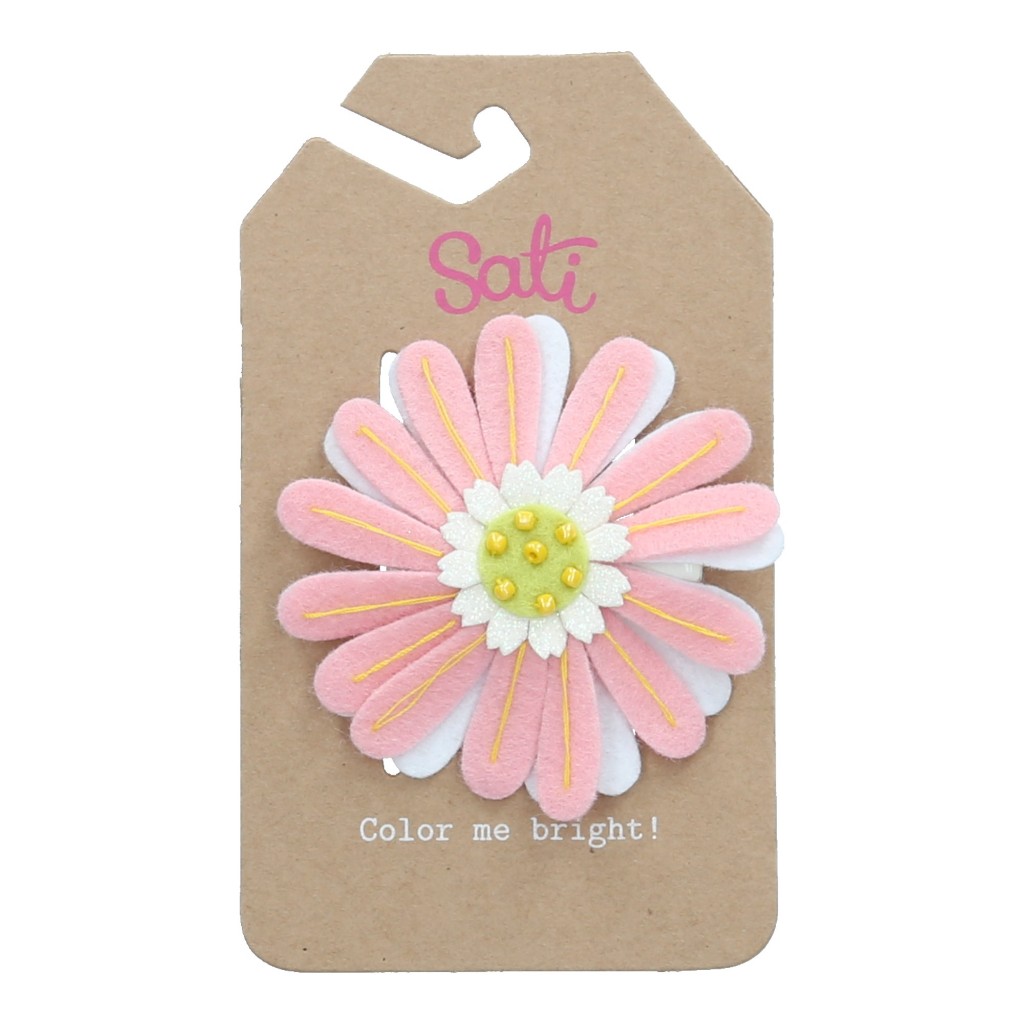 SATI - กิ๊บติดผม SK. PINK FLOWER FCF085