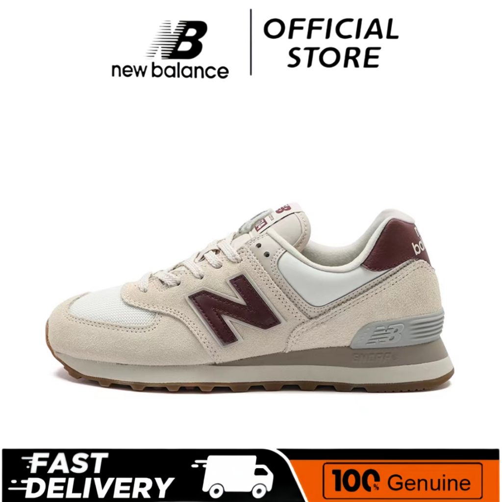 (ของแท้ 100%) สมดุลใหม่ 574 RCF Men's and Women's รองเท้าวิ่ง รองเท้าผ้าใบกีฬา แฟชั่น รองเท้าวิ่งวินเทจเทรนด์สบาย ๆ