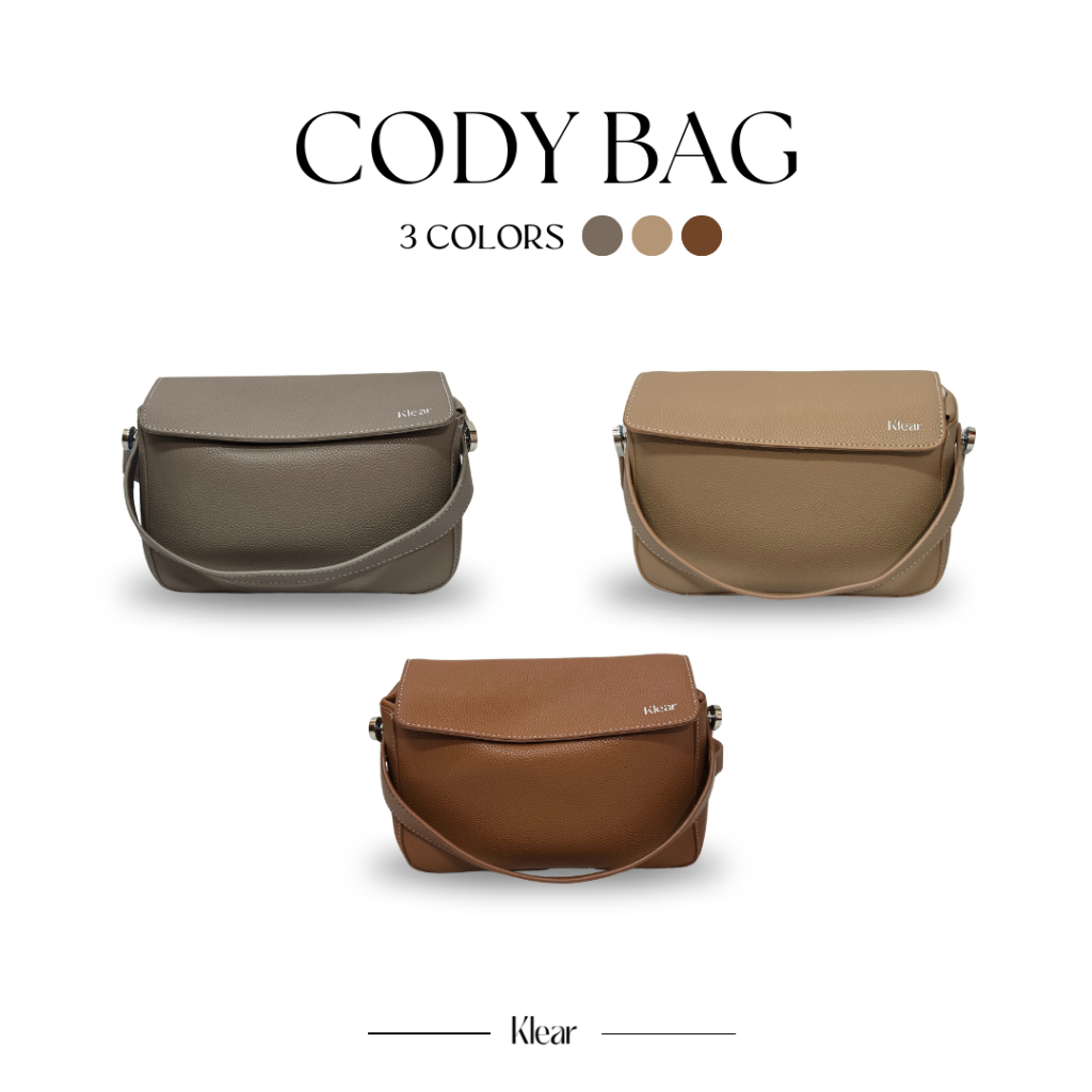 KLEAR.STUDIO - CODY BAG กระเป๋าแฟชั่นผู้ชายและผู้หญิง สไตน์เรียบหรู ทันสมัย