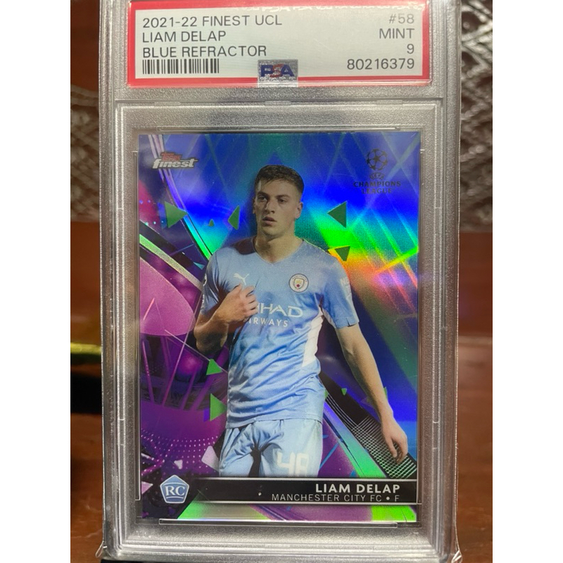 การ์ดเกรด soccer PSA การ์ดฟุตบอล Topps Liam delap RC ตัวใหม่เชลซี